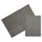 JAM Paper 2-Pocket Textured Linen Business Folders, 100ct.